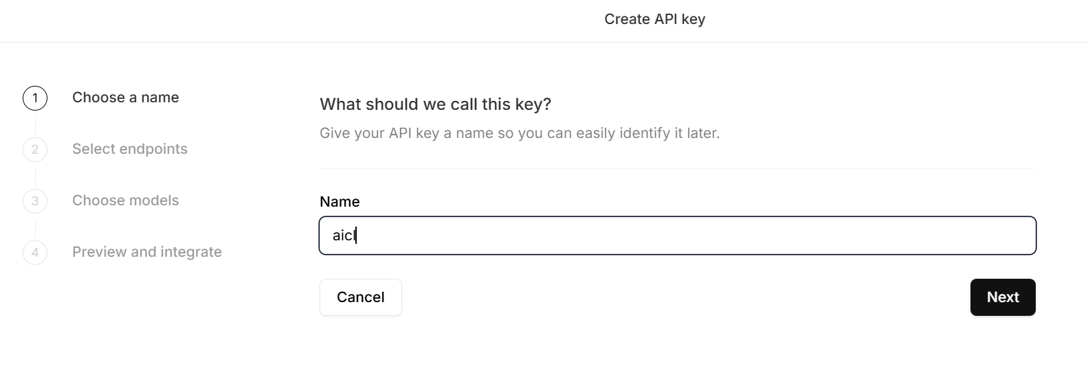 Creating an API Key in X.ai