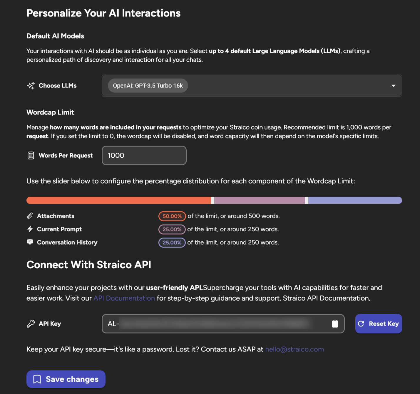 Obtener la API Key en Straico