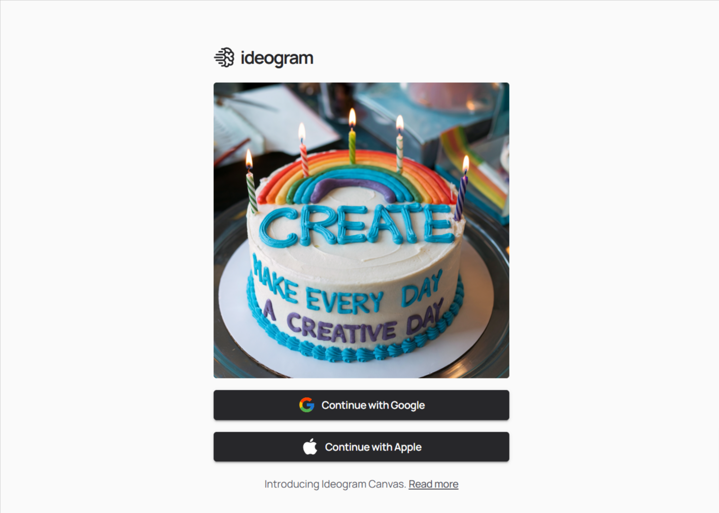 Ideogram main page