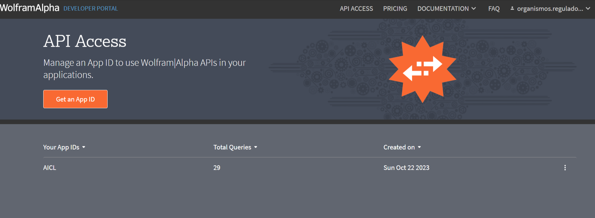 WolframAlpha Developer Portal